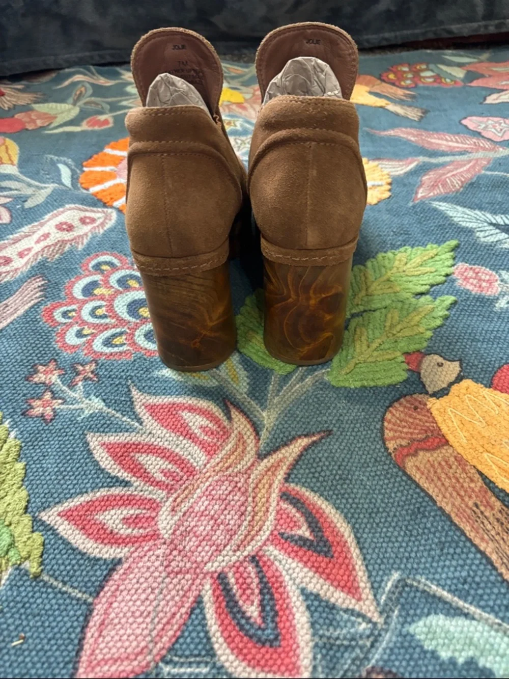 Matisse Brown Suede Platform Jolie Booties